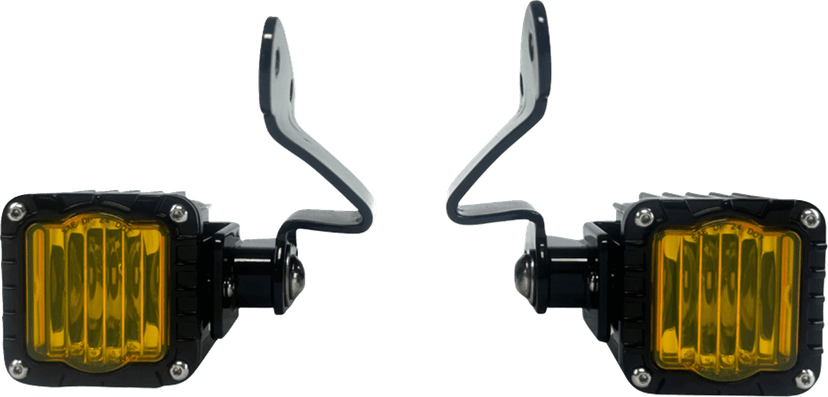 CUSTOM DYNAMICS 2040-3442 Front Turn Signals - Shark Demo® - LED - Yellow — image 1 of 3