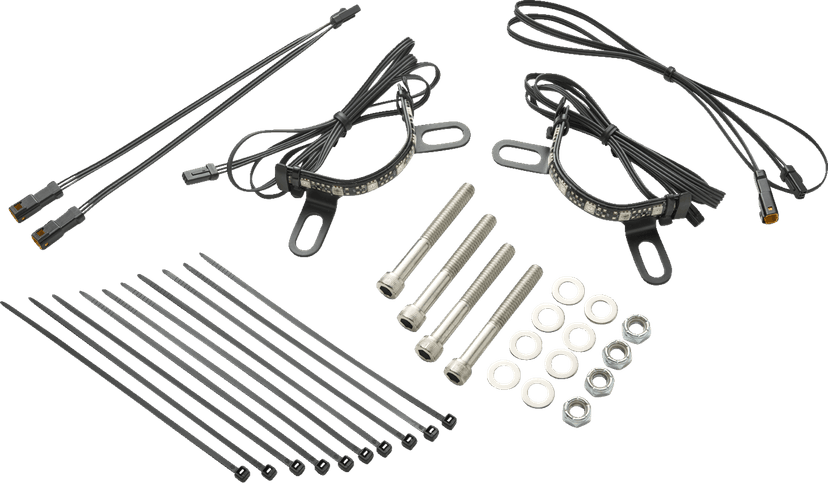 CIRO 2040-3487 Shock & Awe EVOLVED™ Lighting Kit - Fork Mount - Harley-Davidson®
