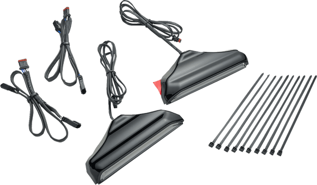 CIRO 2040-3499 Fork Lights - Black - '14-'25 Harley-Davidson®