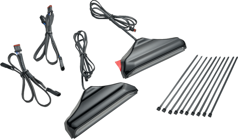 CIRO 2040-3499 Fork Lights - Black - '14-'25 Harley-Davidson®