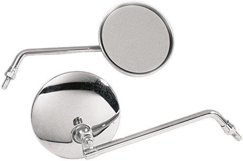 EMGO 2042408 Mirror - CB-Style - Side View - Round - Chrome