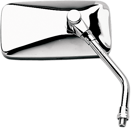 EMGO 20-42443 Mirror - Cruiser - Side View - Rectangle - Chrome - Right - Each