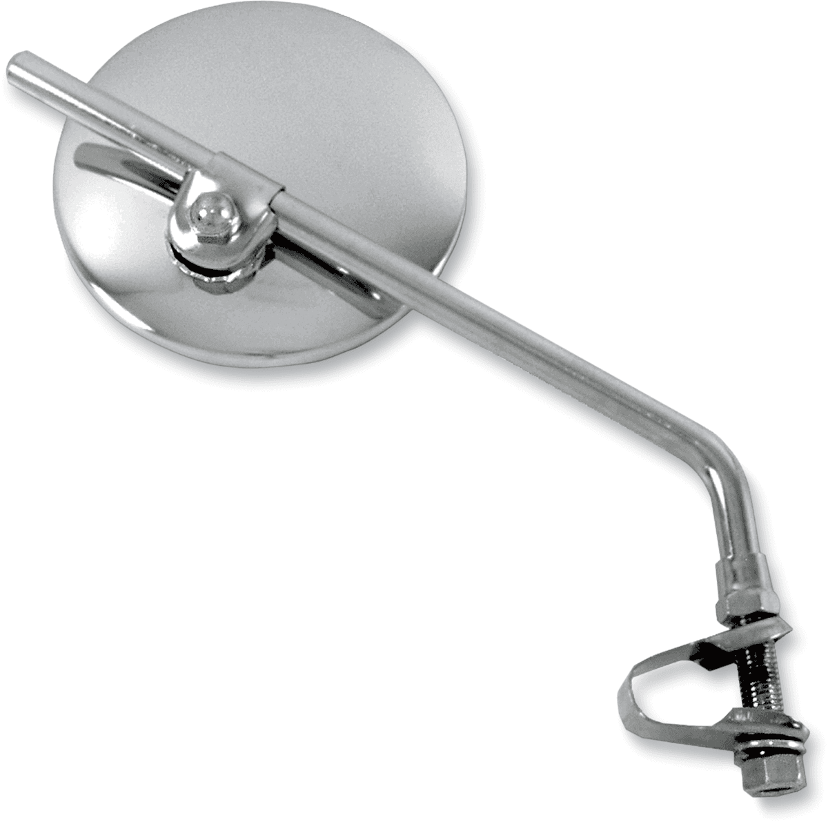 EMGO 2043000 Mirror - Side View - Round - 9" Stem - Chrome - Each - Universal
