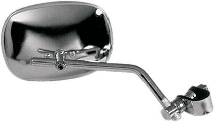 EMGO 2049800 Mirror - Side View - Rectangle - 7" Stem - Chrome w/Tinted Glass - Each - Universal