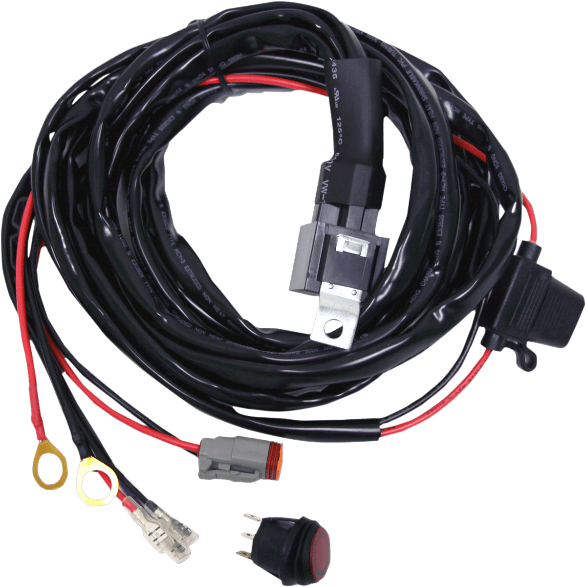 RIGID INDUSTRIES 2050-0207 Wiring Harness - 10"-40" Light Bar