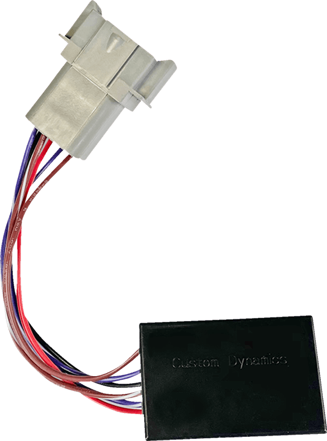 CUSTOM DYNAMICS 2050-0411 Auto-Cancel Turn Signal Module - 8-Position Male Connector — image 1 of 2