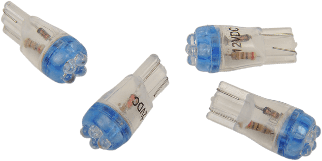 DRAG SPECIALTIES 2060-0008 Mini Wedge LED Bulbs - Blue — image 1 of 2