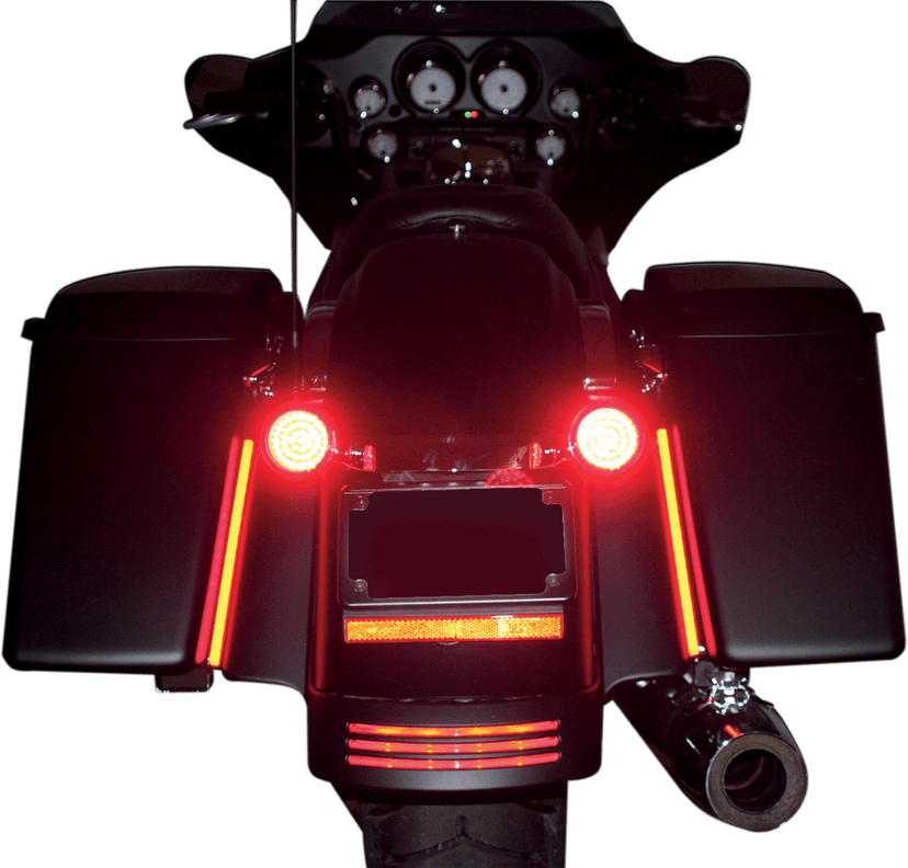 CUSTOM DYNAMICS 2060-0257 1" Universal LED Cluster - Red — image 3 of 3