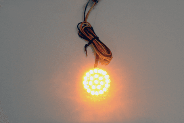 CUSTOM DYNAMICS 2060-0258 1.25" Universal LED Cluster - Amber — image 2 of 2