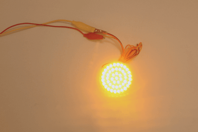 CUSTOM DYNAMICS 2060-0261 1.8" Universal LED Cluster - Amber — image 2 of 2