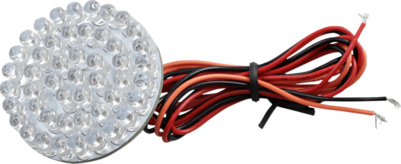 CUSTOM DYNAMICS 2060-0262 1.8" LED Universal Cluster - Red