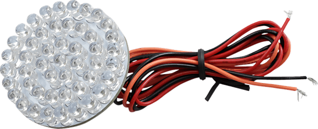CUSTOM DYNAMICS 2060-0262 1.8" LED Universal Cluster - Red — image 1 of 2