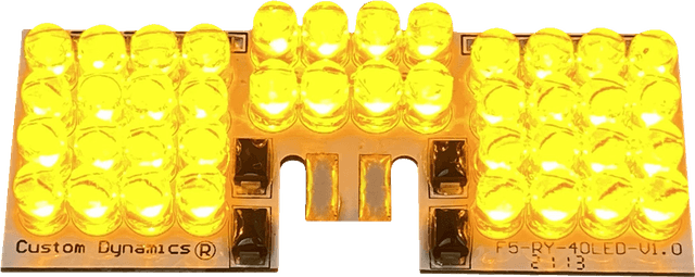 CUSTOM DYNAMICS 2060-0276 LED Fender Tip Boards - Amber — image 1 of 3