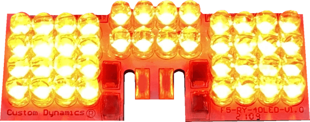 CUSTOM DYNAMICS 2060-0453 LED Fender Tip Boards - Red — image 1 of 2