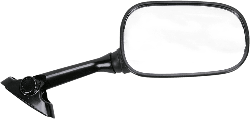 EMGO 20-69721 Mirror - Side View - Oval - Black - Right — image 1 of 3