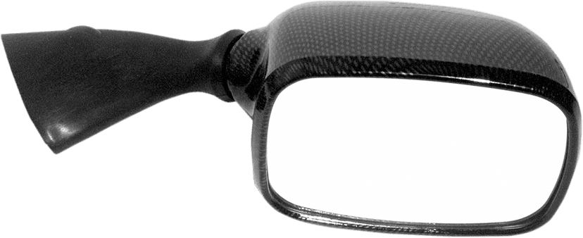 EMGO 20-78221 Mirror - Side View - Carbon Fiber - Rectangle - Right - Suzuki — image 2 of 3