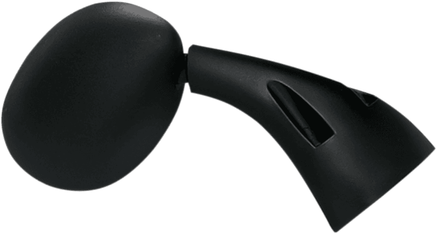 EMGO 2078271 Mirror - Side View - Round - Black - Right