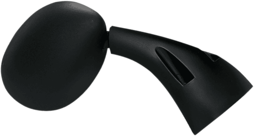 EMGO 2078271 Mirror - Side View - Round - Black - Right