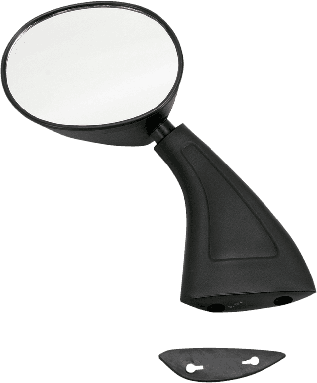 EMGO 2078272 Mirror - Side View - Round - Black - Left — image 1 of 2