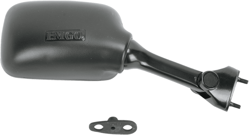 EMGO 20-78291 Mirror - Side View - Rectangle - Black - Right — image 2 of 2