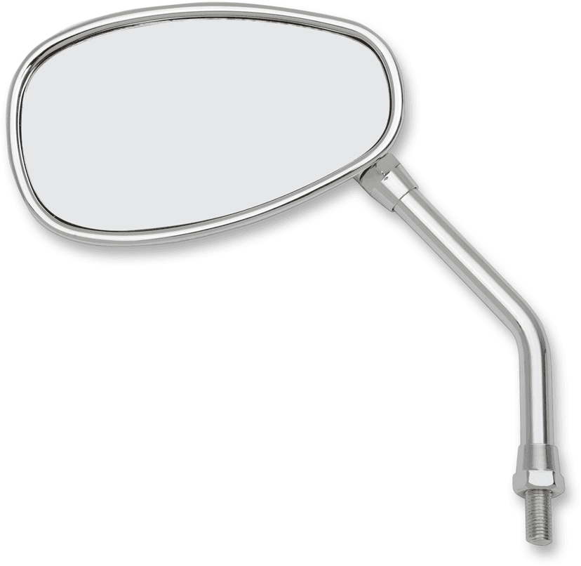 EMGO 2086832 Mirror - Side View - Oval - Chrome - Left — image 1 of 2