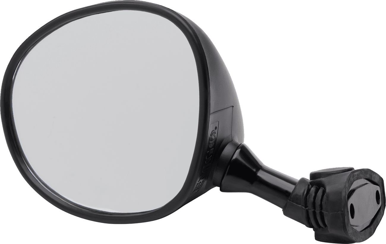 EMGO 20-86882 Mirror - Side View - Round - Black - Left