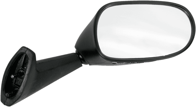 EMGO 20-86891 Mirror - Side View - Oval - Black - Right — image 1 of 2