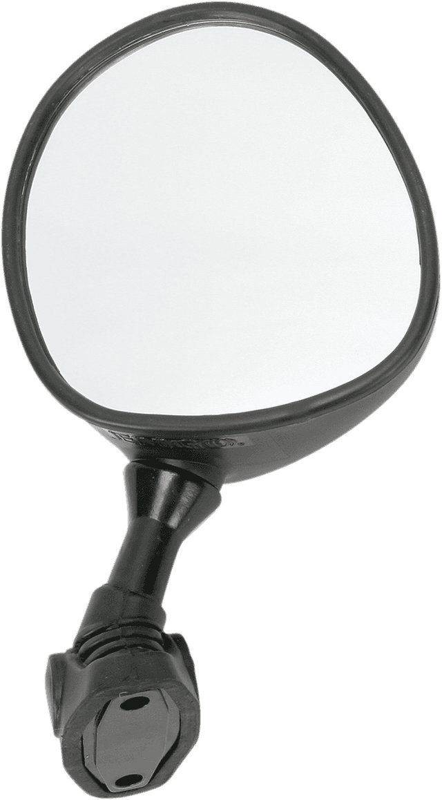 EMGO 20-86892 Mirror - Side View - Oval - Black - Left — image 2 of 2