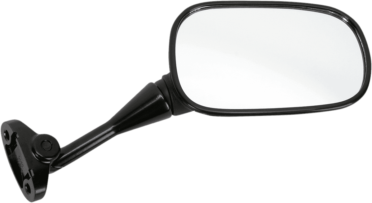 EMGO 20-87021 Mirror - Side View - Oval - Black - Right