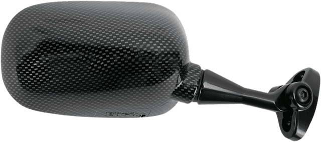 EMGO 20-87033 Mirror - Side View - Carbon Fiber - Rectangle - Right - Honda — image 2 of 2