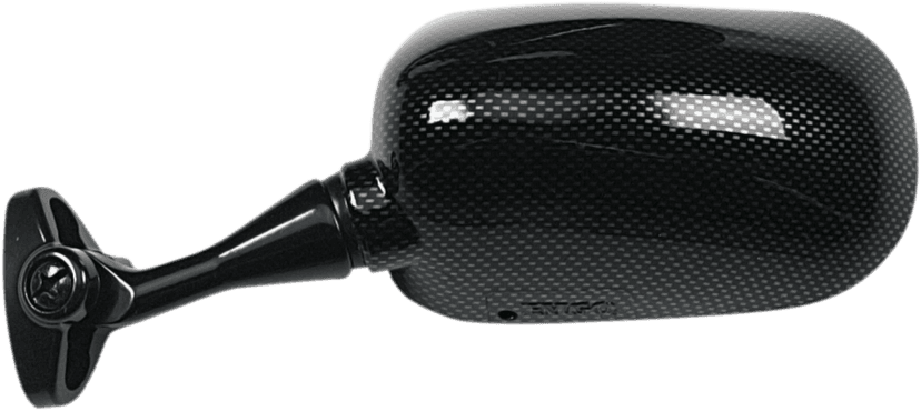 EMGO 20-87034 Mirror - Side View - Carbon Fiber - Rectangle - Left - Honda — image 2 of 2