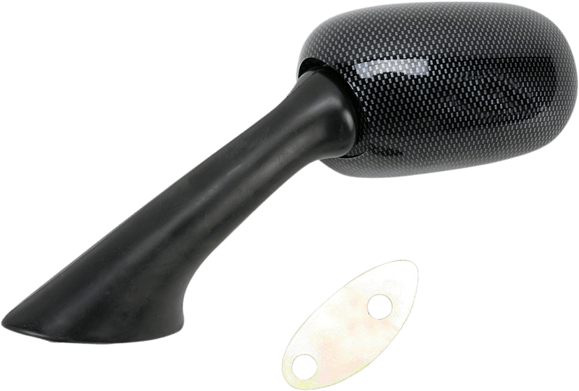 EMGO 2087072 Mirror - Side View - Carbon Fiber - Rectangle - Left - Honda — image 2 of 2