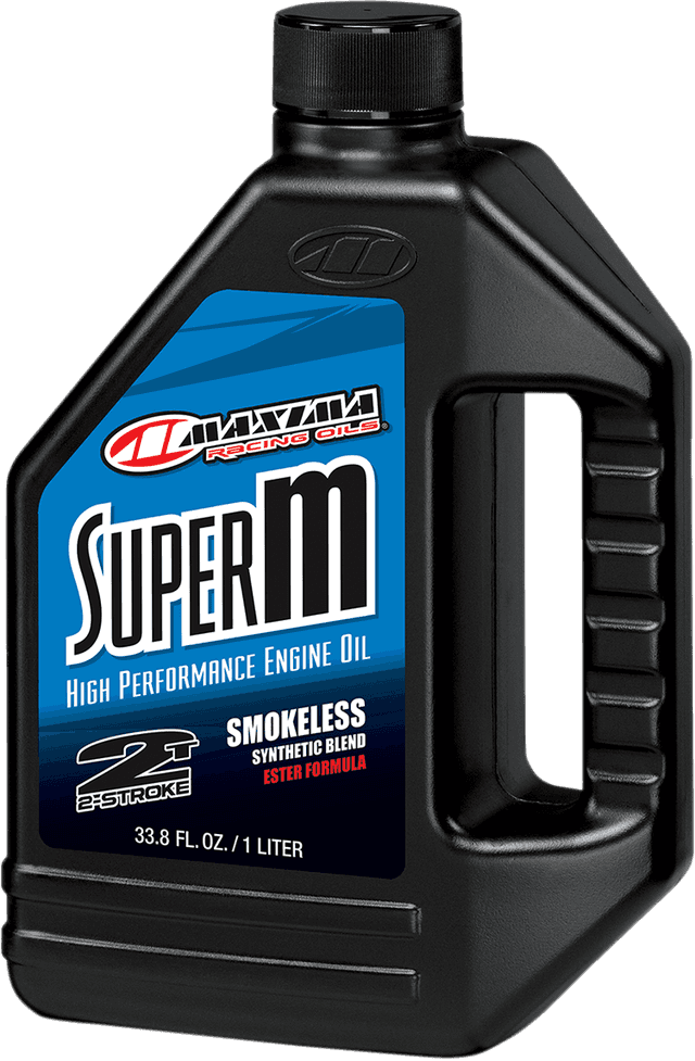 MAXIMA RACING OIL 20901 Super M Premix 2T Oil - 1L