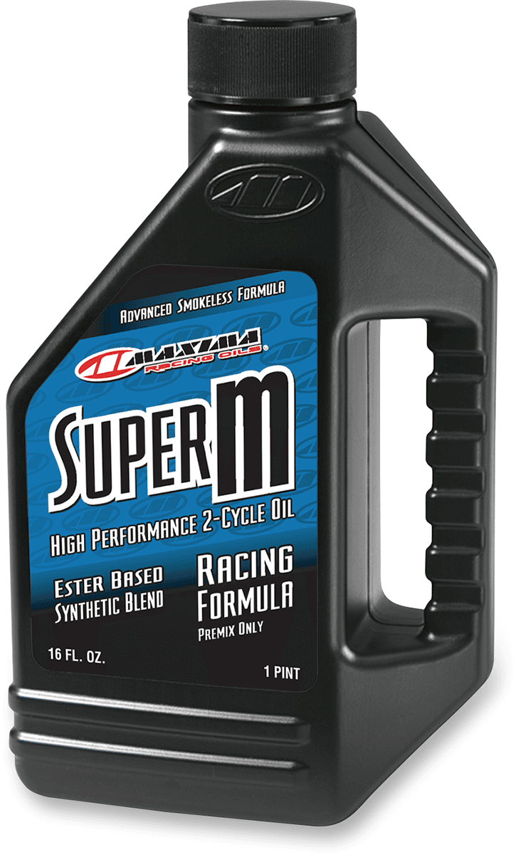 MAXIMA RACING OIL 20916 Super M Premix 2T Oil - 16 U.S. fl oz.