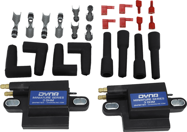 DYNATEK 2102-0001 Miniature Coils - 12 V - Dual Tower - Single-Fire - Dual-Plug