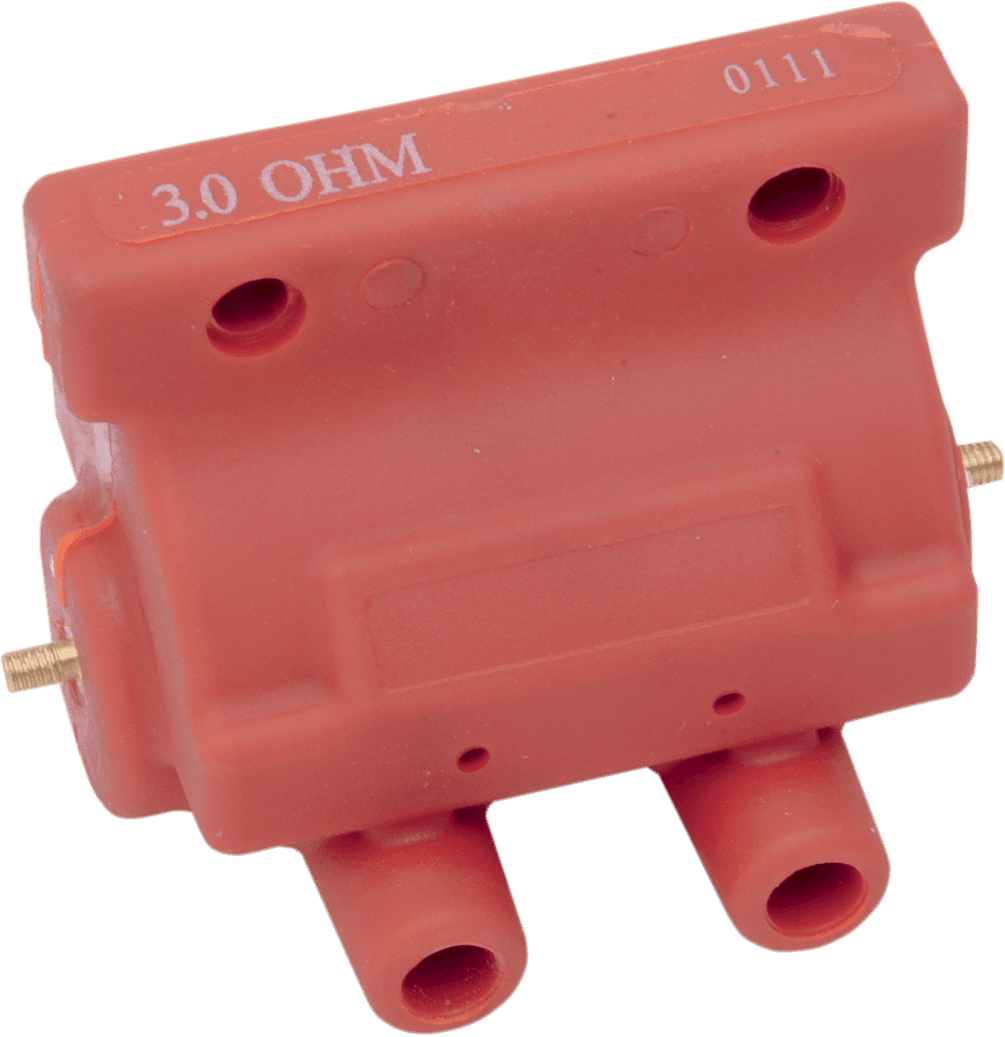 DRAG SPECIALTIES 2102-0217 Ignition Coil - 42 Ohm - Red
