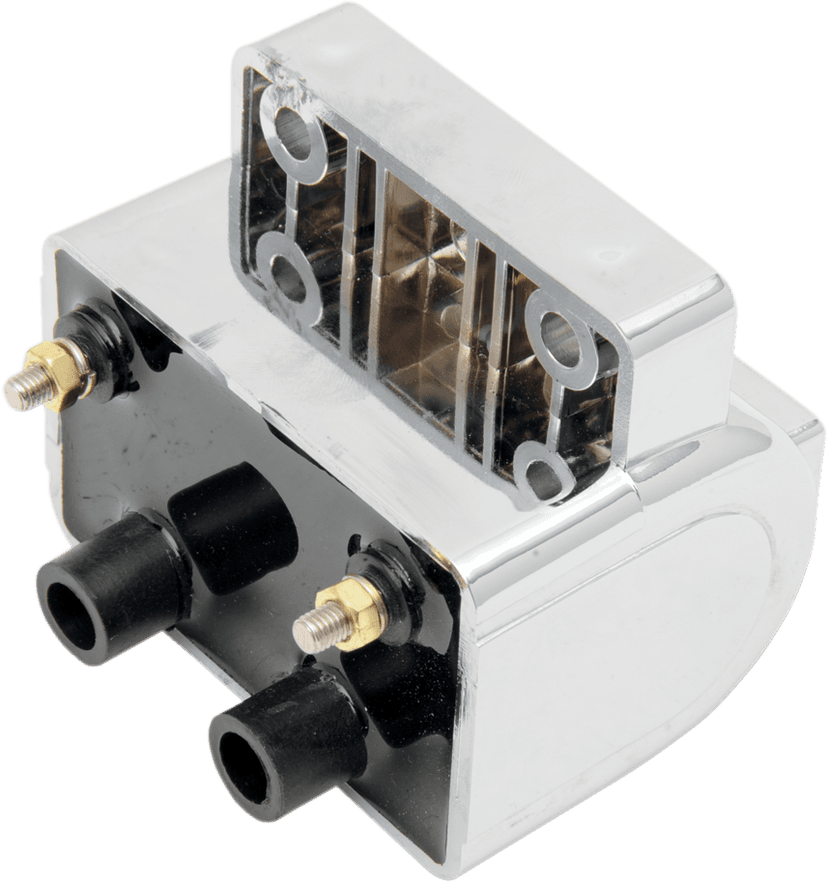 DRAG SPECIALTIES 2102-0221 Dual-Fire Ignition Coil - Chrome - Harley Davidson
