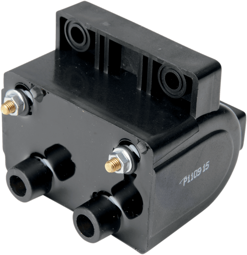 DRAG SPECIALTIES 2102-0227 Dual-Fire Ignition Coil - Black - Harley Davidson