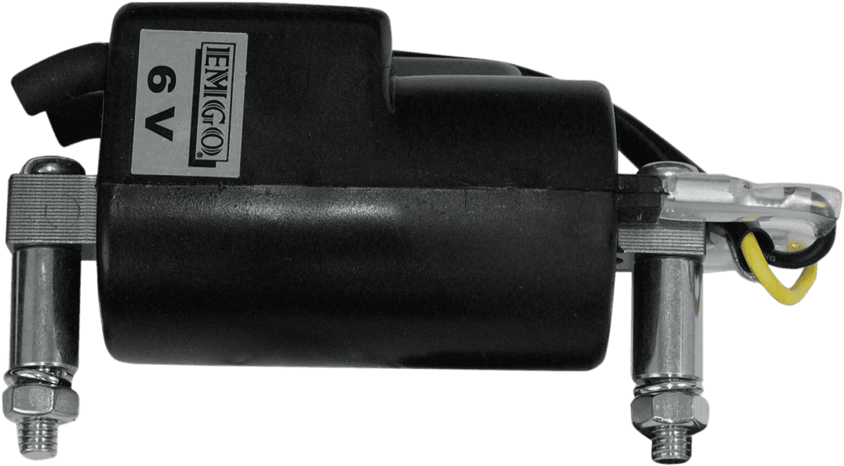 EMGO 2102-0302 Ignition Coil - 6 V - 1.9 Ohms - Dual Lead - Universal