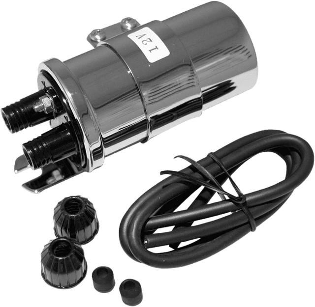 EMGO 2102-0303 Ignition Coil - 12 V - 3.9 Ohms - Dual Lead - Universal