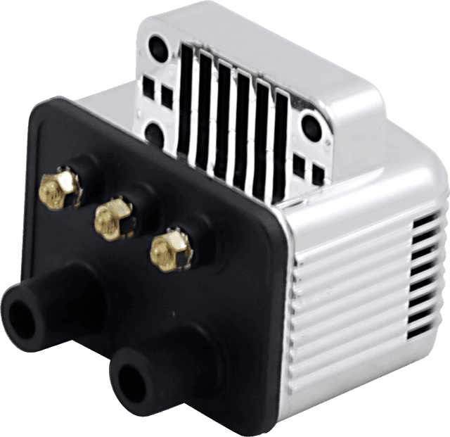 DRAG SPECIALTIES 2102-0415 Ignition Coil - 12 V - Single-Fire - Chrome - Harley Davidson — image 1 of 2