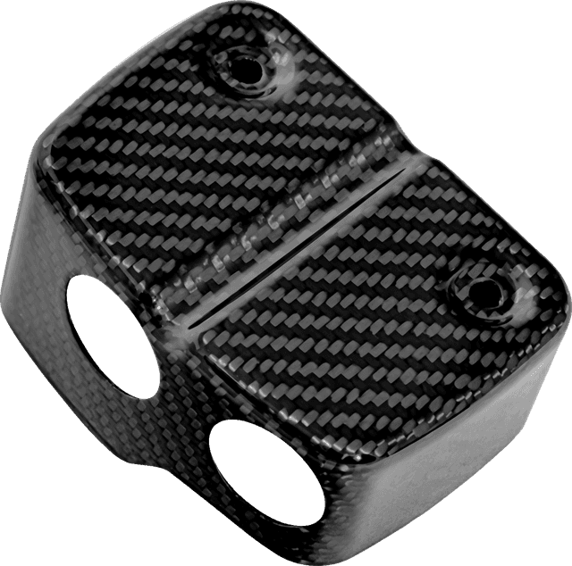 SADDLEMEN 2102-0503 Coil Cover - Carbon Fiber - Gloss Black — image 2 of 2