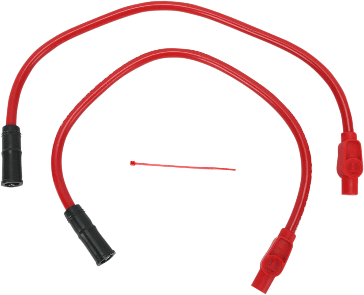 SUMAX 2104-0094 Spark Plug Wire - 10.4 mm - Black - '99-'08 Red