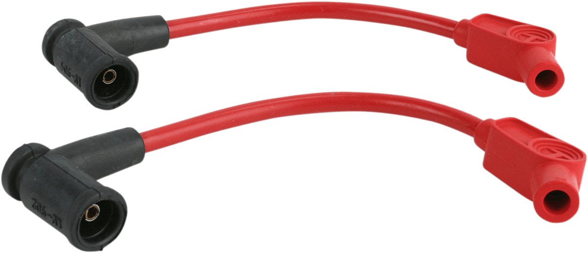 SUMAX 2104-0153 Spark Plug Wire - 8 mm - Red - '08-'11 FXCW