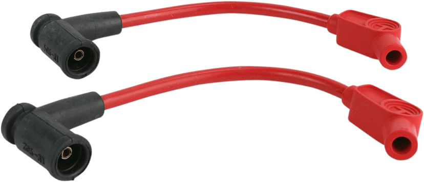 SUMAX 2104-0153 Spark Plug Wire - 8 mm - Red - '08-'11 FXCW