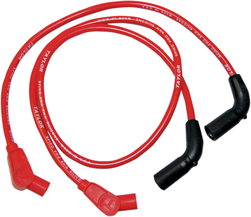 SUMAX 2104-0157 Spark Plug Wire - 8 mm - Red - '09-'16 FL