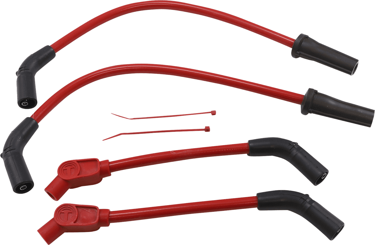 SUMAX 2104-0365 Spark Plug Wires - 10.4 mm - Red