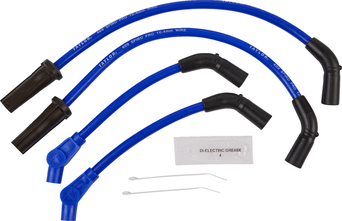SUMAX 2104-0366 Spark Plug Wires - 10.4 mm - Blue