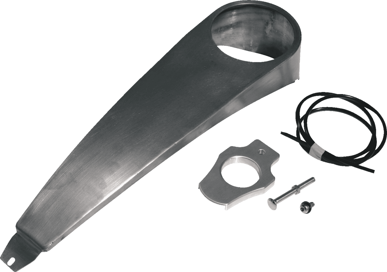 KLOCK WERKS 2106-0045 Dash with Ignition Switch Relocation Kit - '00-'17 Softail