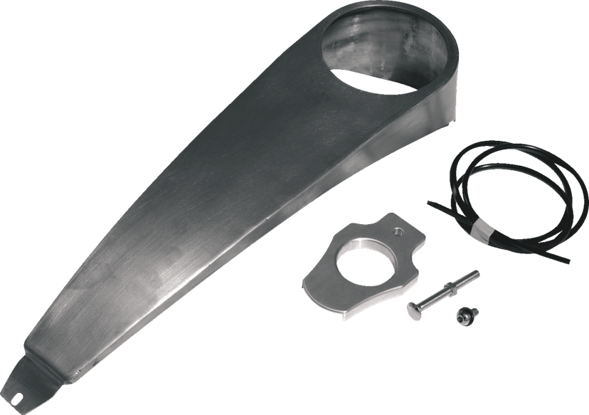 KLOCK WERKS 2106-0045 Dash with Ignition Switch Relocation Kit - '00-'17 Softail